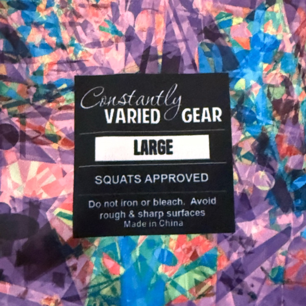 Constantly Varied Gear Women's Vibrant Patterned Athletic Shorts - Picture 3 of 3